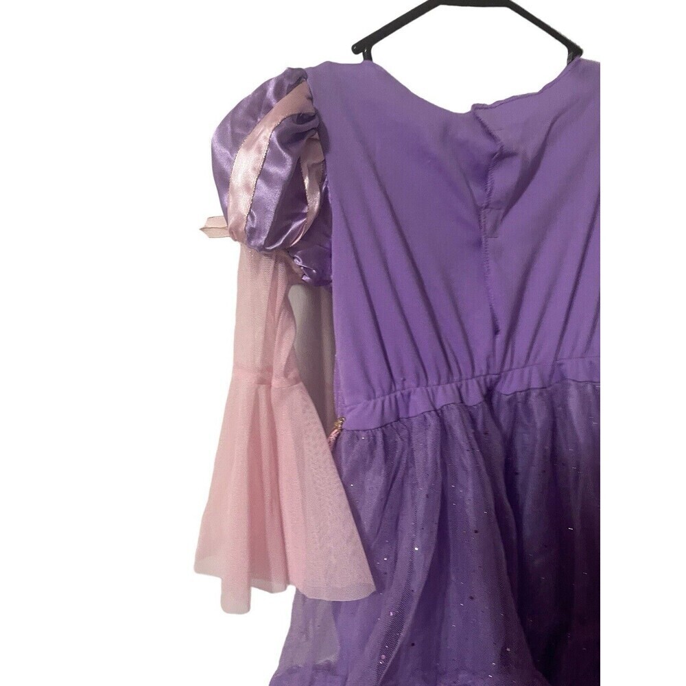 Disney Rapunzel Up Dress Purple Princess Halloween Costume Dress Up  5-6 Years - Picture 7 of 16